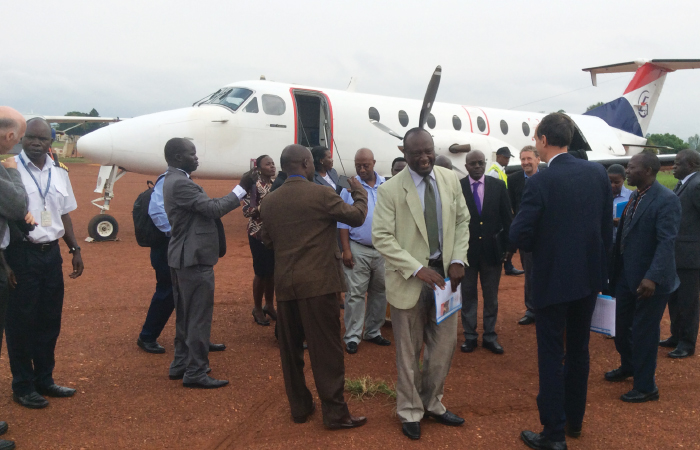 Passengers assisted by Eagle Air